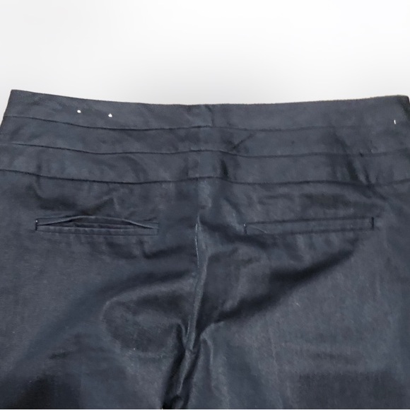 STUDIO Y Classic & Professional NAVY BLUE Wide Leg Dress Pant SZ 3/4 Flat Front - Picture 5 of 7